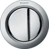 Geberit Spoelsystemen - Afstandsbediening Type 01, Pneumatisch, Voor 2-toets Spoeling, Mat Chroom 116.050.46.1