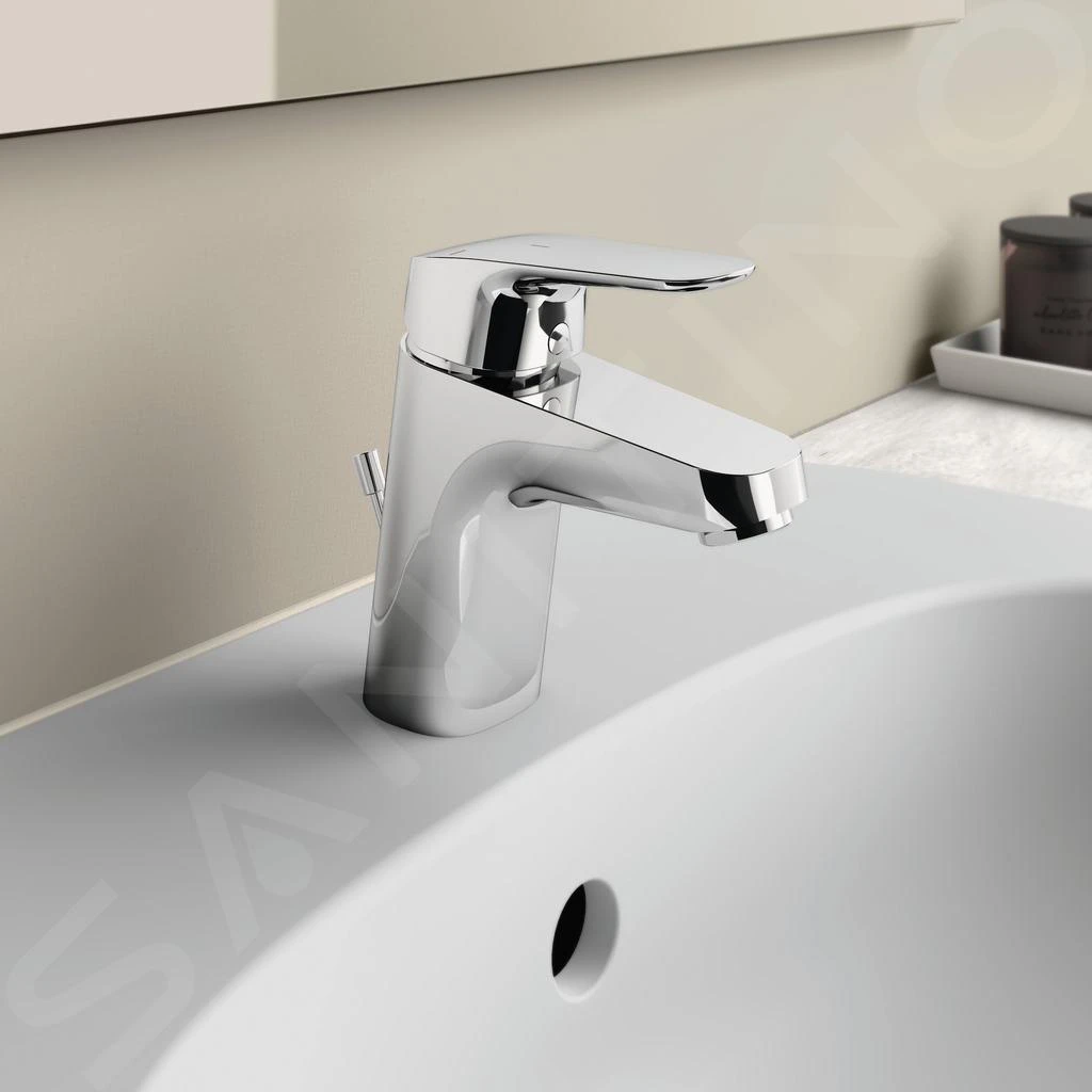 Ideal Standard CeraFlex - Wastafelkraan Met Afvoer, BlueStart, Chroom B1711AA 5 Ideal Standard CeraFlex - Wastafelkraan Met Afvoer, BlueStart, Chroom B1711AA - Afbeelding 5