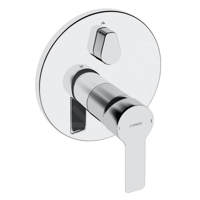 Hansa Ligna - Inbouw Badkraan, Met Omstelkraan Voor 2 Functies, Chroom 83853503 1 Hansa Ligna - Inbouw Badkraan, Met Omstelkraan Voor 2 Functies, Chroom 83853503