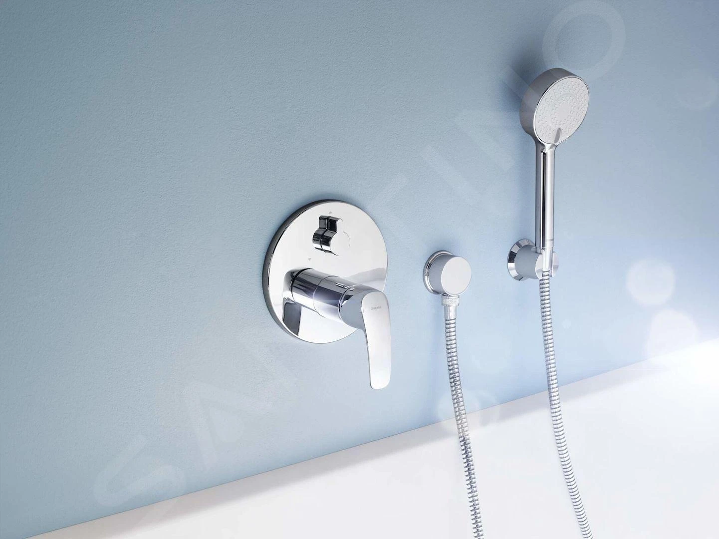 Hansa Pinto - Afdekset Voor Badkraan, Met Omstelkraan Voor 2 Functie, Chroom 85269183 3 Hansa Pinto - Afdekset Voor Badkraan, Met Omstelkraan Voor 2 Functie, Chroom 85269183 - Afbeelding 3