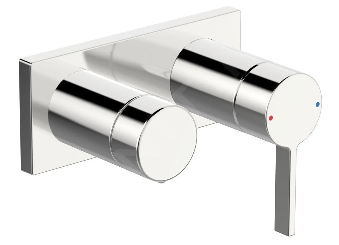 Hansa Loft - Inbouwkraan Voor 2 Uitgangen, Chroom 57649583 1 Hansa Loft - Inbouwkraan Voor 2 Uitgangen, Chroom 57649583