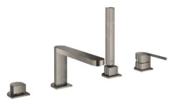 Grohe Plus - Badrandcombinatie, 4-gats Installatie, Geborsteld Hard Graphite 29307AL3