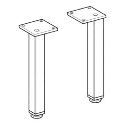 Geberit Selnova Square - Meubelvoeten, 2 St, Wit 501.423.01.1 -Badkamer Luxe 89ae010b6b4b6dafc0d8d8b4