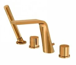 Steinberg 260 - Badrand Combinatie, 4-gats Installatie, Rose Goud 260 2400 RG