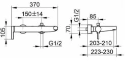 Keuco Edition 400 - Badkraan Met Automatische Omstelling, Chroom 51520010100 -Badkamer Luxe 8aa46c2aaccddb993435d9de