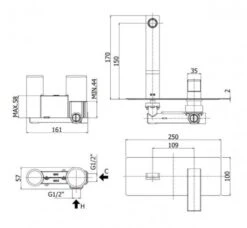 Paffoni Level - Inbouwkraan, Chroom LEC104CR -Badkamer Luxe 8af849c1329f17cd030743ed 3