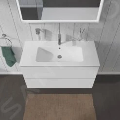 Duravit L-Cube - Wastafelonderkast 550x1020x481 Mm, 2 Laden, Wit Mat LC624201818 -Badkamer Luxe 8b362e948497ec00efa9fa8b 1