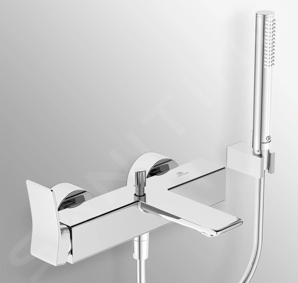 Ideal Standard Conca Tap - Badkraan Met Accessoires, Silver Storm BC763GN 4 Ideal Standard Conca Tap - Badkraan Met Accessoires, Silver Storm BC763GN - Afbeelding 4