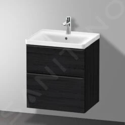 Duravit D-Neo - Wastafelonderkast 625x584x452 Mm, 2 Laden, Black Oak DE4359016160000 -Badkamer Luxe 8c1e9d88dafd6075c0fe10c0