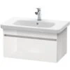 Duravit DuraStyle - Wastafelonderkast 398x730x448 Mm, 1 Lade, Glanzend Wit DS638102222