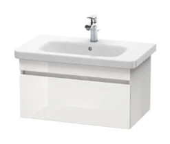 Duravit DuraStyle - Wastafelonderkast 398x730x448 Mm, 1 Lade, Glanzend Wit DS638102222