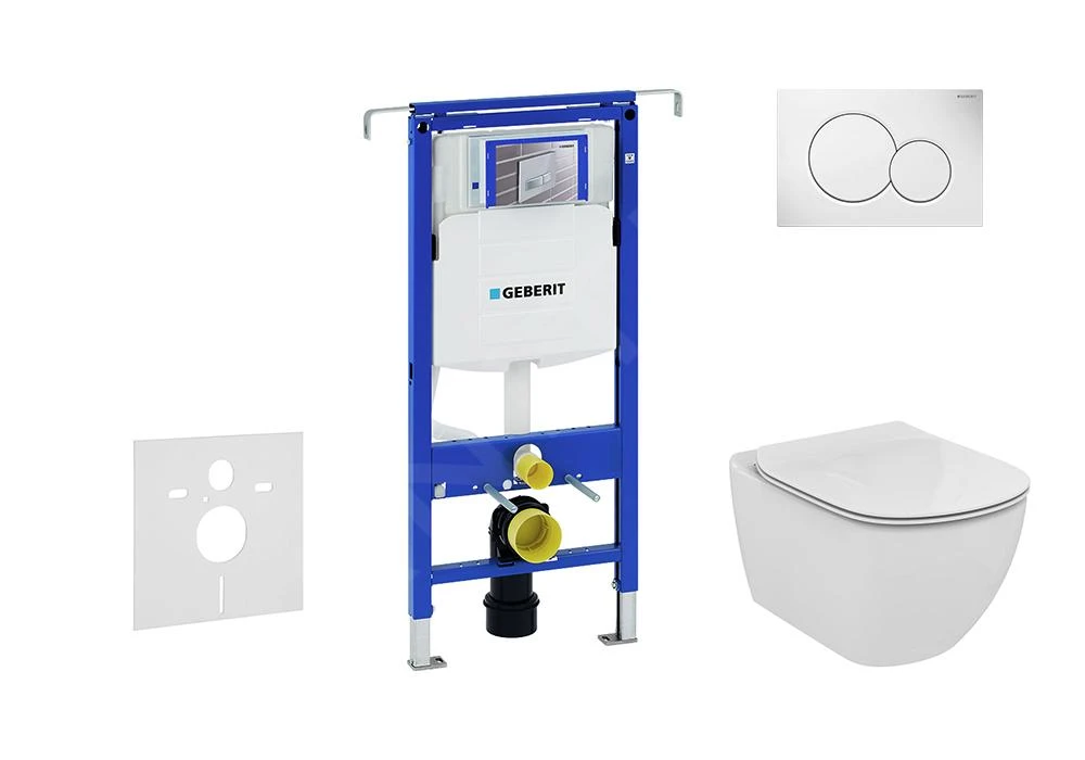 Geberit Duofix - Set Voorwandinstallatie, Toilet En Ideal Standard Tesi Zitting, Bedieningspaneel Sigma01, Aquablade, SoftClose, Alpine Wit 111.355.00.5 NU1 1 Geberit Duofix - Set Voorwandinstallatie, Toilet En Ideal Standard Tesi Zitting, Bedieningspaneel Sigma01, Aquablade, SoftClose, Alpine Wit 111.355.00.5 NU1