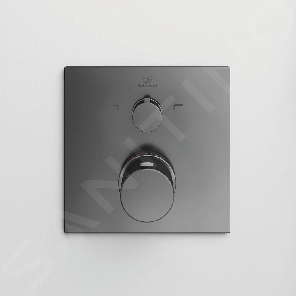 Ideal Standard CeraTherm - Inbouw Thermostatische Douchekraan, Magnetic Grey A6956A5 3 Ideal Standard CeraTherm - Inbouw Thermostatische Douchekraan, Magnetic Grey A6956A5 - Afbeelding 3