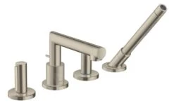 Axor Uno - 4-gats Badrandkraan Met Accessoires, Geborsteld Nikkel 45444820