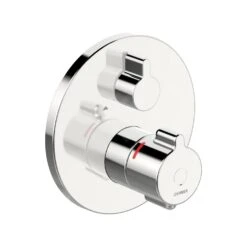 Hansa Clinica - Thermostatische Inbouwkraan Voor 2 Functies, Chroom 88619085