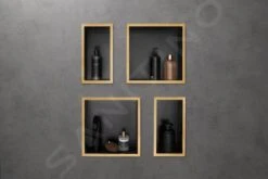 Hansgrohe XtraStoris Individual - Inbouwnis Met Designlijst, 300x150x100 Mm, Mat Zwart/geborsteld Brons 56095140 -Badkamer Luxe 8ec7d445f4058695244f55f9