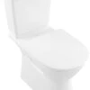 Villeroy & Boch ViCare - Staande Toiletpot Voor Mensen Met Beperkte Bewegingsmogelijkheden, Vario Afvoer, DirectFlush, CeramicPlus, Alpine Wit 4620R0R1