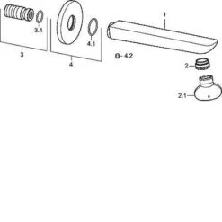 Hansa Ligna - Baduitloop, Chroom 06822102 -Badkamer Luxe 8ee4ba72f7c76ef4f6863c64