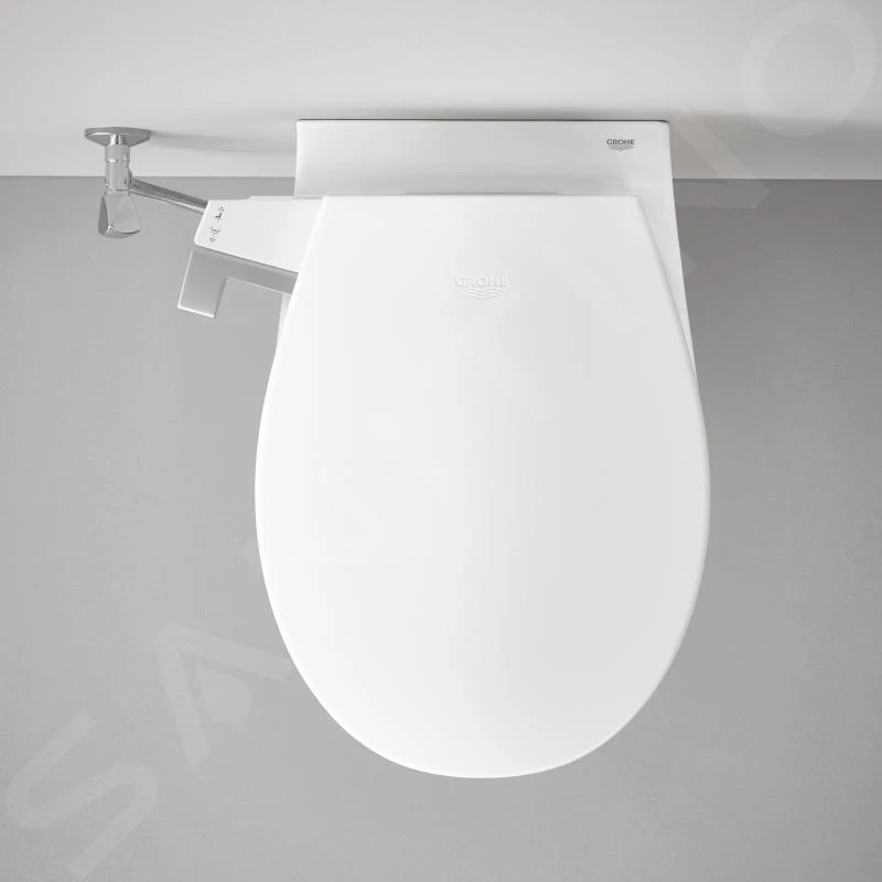 Grohe Bau Ceramic - Manuele Bidetzitting Inclusief Toiletpot, SoftClose, Alpine Wit 39651SH0 7 Grohe Bau Ceramic - Manuele Bidetzitting Inclusief Toiletpot, SoftClose, Alpine Wit 39651SH0 - Afbeelding 7