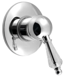 Sapho Kirké - Inbouw Douchekraan, Kristal Hendel, Chroom KI41KC