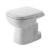 Duravit D-Code - Staande Closet, Afvoer Achter Onder, Met HygieneGlaze, Alpine Wit 21100120002