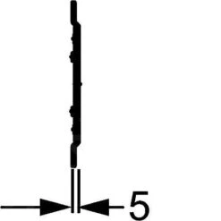 Hansa Matrix - Montageplaat 44050000 -Badkamer Luxe 916db9c73e18f62fe572f4b5
