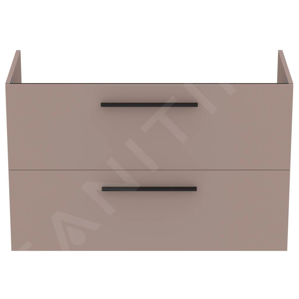 Ideal Standard I.Life A - Wastafelonderkast, 1000x440x630 Mm, 2 Laden, Mat Beige T5257NH 3 Ideal Standard I.Life A - Wastafelonderkast, 1000x440x630 Mm, 2 Laden, Mat Beige T5257NH - Afbeelding 3