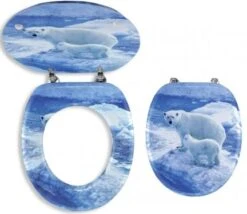 Novaservis Prestige - WC Bril, MDF, Diermotief WC/MEDVEDI