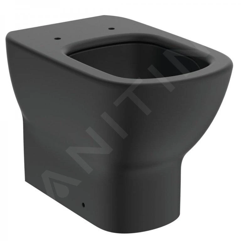 Ideal Standard Tesi - Staand Toilet, Horizontale Afvoer, AquaBlade, Zwart T0077V3 1 Ideal Standard Tesi - Staand Toilet, Horizontale Afvoer, AquaBlade, Zwart T0077V3