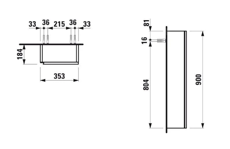 Laufen Lani - Kast 90x35 Cm, 1 Deur, Scharnieren Rechts, Eiken H4037121122671 2 Laufen Lani - Kast 90x35 Cm, 1 Deur, Scharnieren Rechts, Eiken H4037121122671 - Afbeelding 2