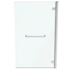 Ideal Standard I.Life - Badscherm Met Handdoekhouder, 900 Mm, Rechts, Silver Bright/helder Glas T4888EO -Badkamer Luxe 93d4088957d70be31d496460