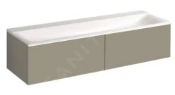 Geberit Xeno 2 - Wastafelonderkast Varicor 1600 Mm Met LED Verlichting En 2 Laden, Grijs/beige 500.346.00.1 -Badkamer Luxe 93e40cfbf901620caefab53a