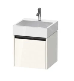 Duravit Ketho.2 - Wastafelkast 440x484x460 Mm, 1 Lade, Glanzend Wit K25074022220000