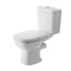 Duravit D-Code - Duoblokpot, Afvoer Naar Achter, Wit 21110900002