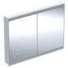 Geberit ONE - Spiegelkast Met LED-verlichting, 1200x900x150 Mm, 2 Deuren, Inbouw, Wit 505.805.00.2