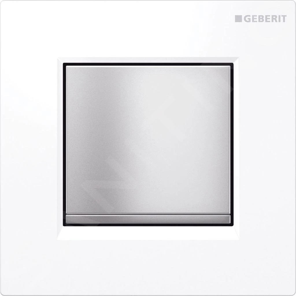 Geberit Spoelsystemen - Urinoirstuursysteem Met Pneumatische Spoelactivering, Bedieningsplaat Type 30, Wit/mat Chroom 116.017.KL.1 1 Geberit Spoelsystemen - Urinoirstuursysteem Met Pneumatische Spoelactivering, Bedieningsplaat Type 30, Wit/mat Chroom 116.017.KL.1