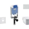 Ideal Standard ProSys - Toiletset- Inbouwreservoir, Douche-WC, WC-zitting TECEone, Oleas M2 Bedieningsplaat, Rimless, SoftClose, Chroom ProSys80M SP129