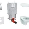 Grohe Uniset - Set Voorwandinstallatie, Closet Alpha Met WC-zitting, Bedieningspaneel Skate Cosmopolitan, Chroom 38643SET-KR