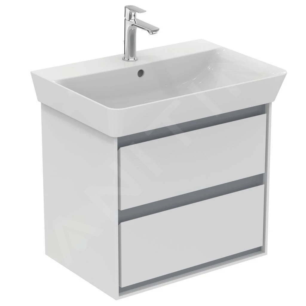 Ideal Standard Connect Air - Wastafelonderkast 580x409x517 Mm, Glanzend Wit/mat Lichtgrijs Lak E1605KN 3 Ideal Standard Connect Air - Wastafelonderkast 580x409x517 Mm, Glanzend Wit/mat Lichtgrijs Lak E1605KN - Afbeelding 3