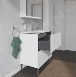 Duravit L-Cube - Wastafelonderkast 856x820x481 Mm, 2 Laden, Glanzend Wit LC662602222 -Badkamer Luxe 96f6c0d85a2fd857c9c8a4e4