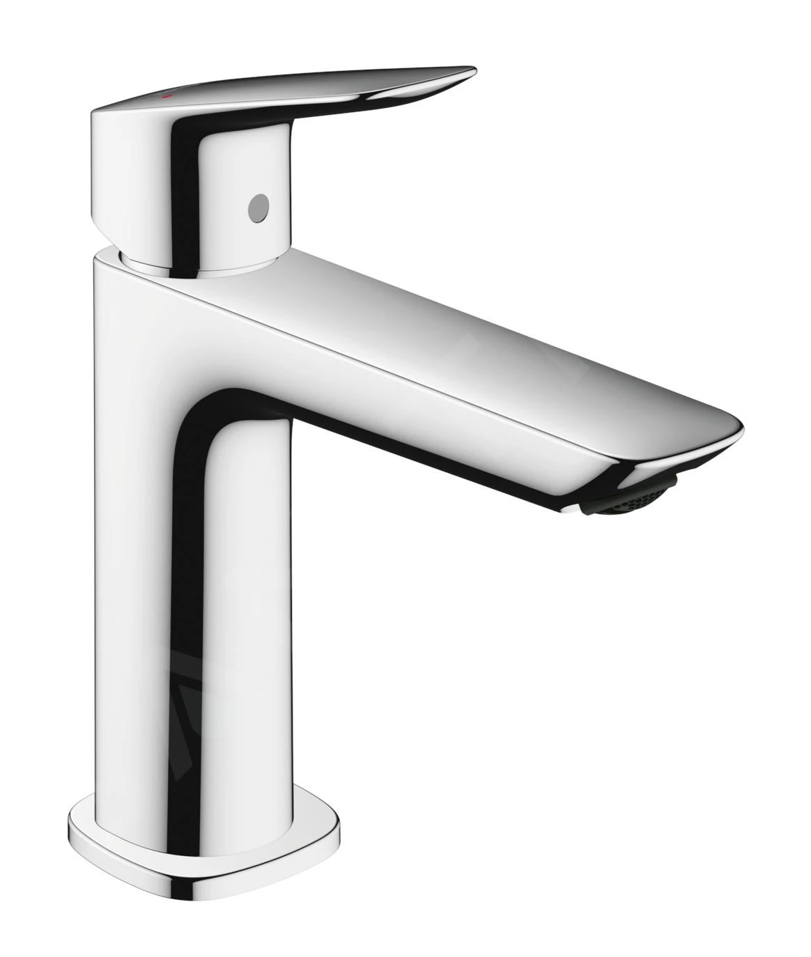 Hansgrohe Logis - Wastafelkraan Fine 110, Incl. Push-Open Afvoer, EcoSmart, Chroom 71252000 1 Hansgrohe Logis - Wastafelkraan Fine 110, Incl. Push-Open Afvoer, EcoSmart, Chroom 71252000