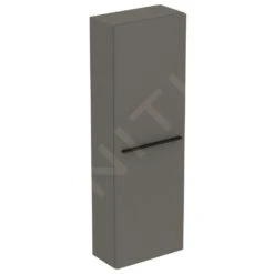 Ideal Standard I.Life S - Hoge Kast 400x210x1200 Mm, 1 Deur L/P, Mat Kwartsgrijs T5289NG -Badkamer Luxe 98a3c85150b4eac25abef267