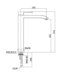Paffoni Level - Wastafelkraan, Chroom LES081CR -Badkamer Luxe 98afef6acadc3060fba7a04e