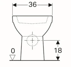 Geberit Selnova - Staande Toiletpot, Afvoer Achteraan, 680x360 Mm, Wit 500.287.01.1 7 Geberit Selnova - Staande Toiletpot, Afvoer Achteraan, 680x360 Mm, Wit 500.287.01.1 -Badkamer Luxe 98b34a31815429880711e11f