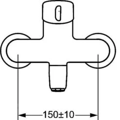 Hansa Medipro - Eengreeps Wastafelkraan, Chroom 02542202 -Badkamer Luxe 99095cc9fe75e37d3959c54d