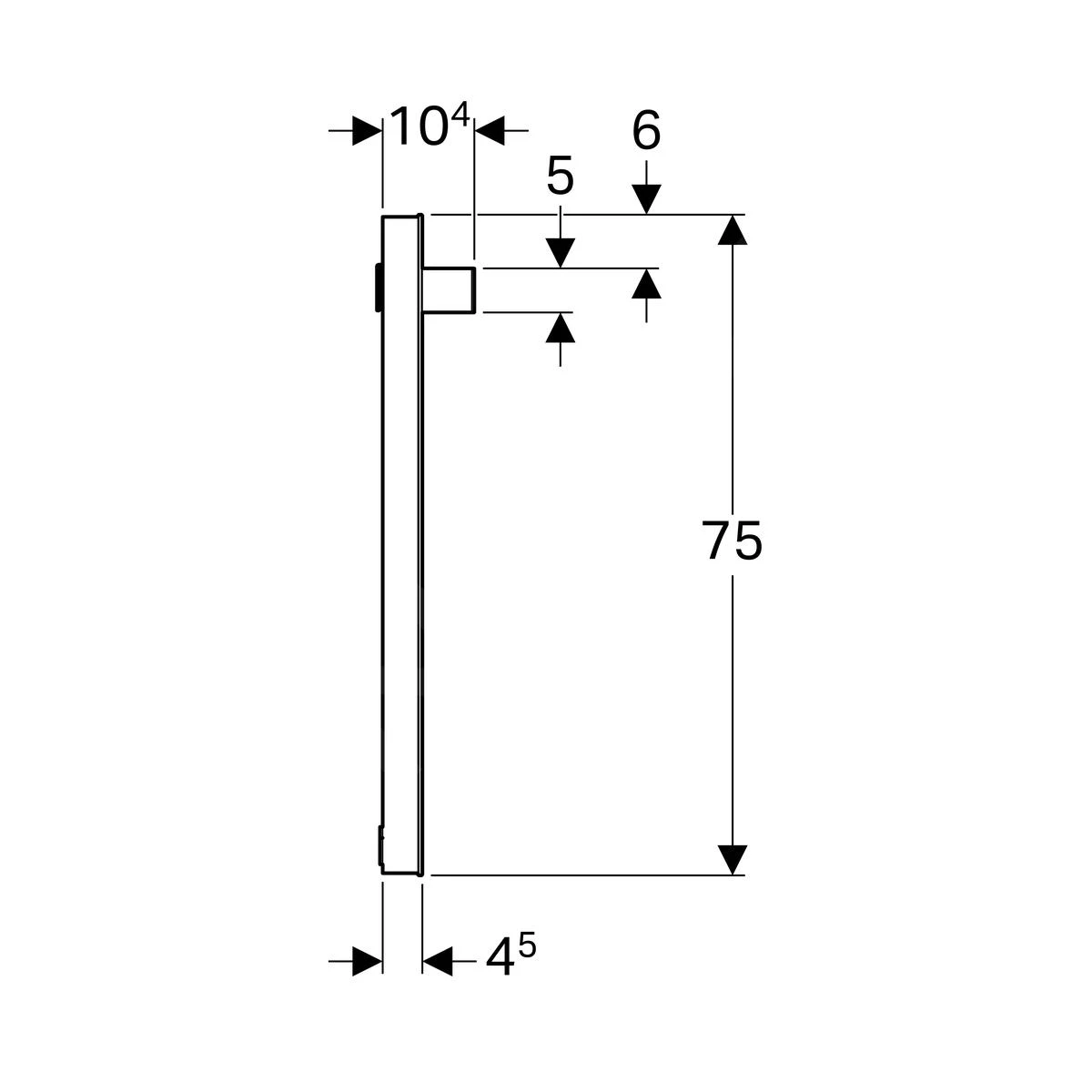 Geberit ICon - Spiegel Met LED-verlichting, 600x750x40 Mm 840760000 2 Geberit ICon - Spiegel Met LED-verlichting, 600x750x40 Mm 840760000 - Afbeelding 2