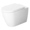 Duravit ME By Starck - Staand Toilet, Afvoer Horizontaal, Wit/mat Wit 2169092600