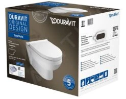 Duravit DuraStyle Basic - Wandcloset, Softclose Zitting, Rimless, Alpine Wit 45620900A1 12 Duravit DuraStyle Basic - Wandcloset, Softclose Zitting, Rimless, Alpine Wit 45620900A1 -Badkamer Luxe 9cae7200386011527c28b641