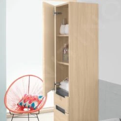 Villeroy & Boch Subway 2.0 - Hoge Badkamerkast, 1650x370x350 Mm, Jilm Impresso A70700PN -Badkamer Luxe 9cbca09482622410a1080846