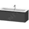 Duravit Ketho.2 - Wastafelkast 440x1210x480 Mm, 1 Lade, Grafiet Mat K25065049490000